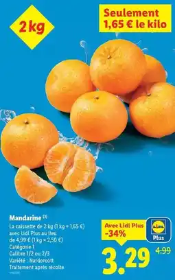 Lidl Lidl - mandarine offre