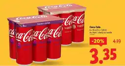 Lidl Coca cola - boisson gazeuse offre