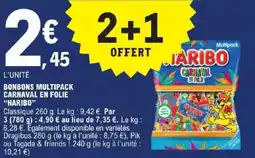 E.Leclerc Express Bonbons multipack carnaval en folie haribo offre