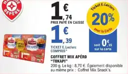 E.Leclerc Express Coffret mix apéro tokapi offre