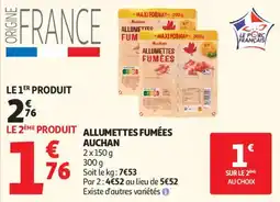 Auchan Supermarché Allumettes fumées auchan offre