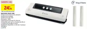 Intermarché Hyper Machine sous vide offre