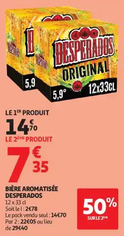 Auchan Supermarché Bière aromatisée desperados offre