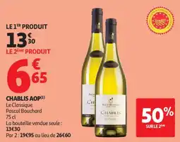 Auchan Supermarché Chablis aop offre