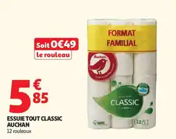 Auchan Supermarché Essuie tout classic auchan offre