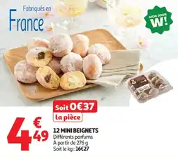 Auchan Supermarché 12 mini beignets offre