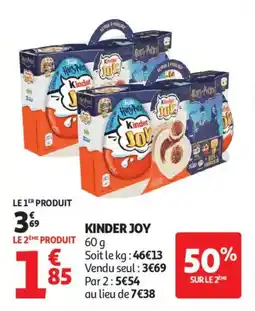 Auchan Supermarché Kinder joy offre