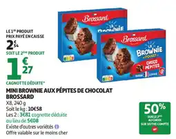 Auchan Supermarché Mini brownie aux pépites de chocolat brossard offre