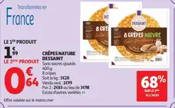 Auchan Supermarché Crêpes nature dessaint offre