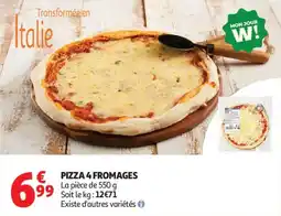 Auchan Supermarché Pizza 4 fromages offre