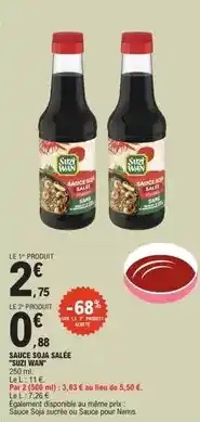 E.Leclerc Suzi wan - sauce soja salee offre