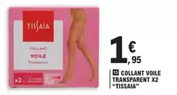 E.Leclerc Collant voile transparent x2 offre