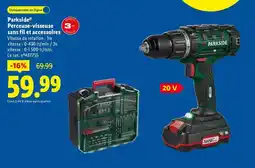 Lidl Parkside - perceuse-visseuse sans fil et accessoires offre