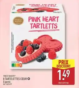 ALDI 8 tartelettes cœur a garni offre