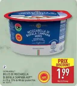 ALDI Fini - billes de mozzarella di bufala campana aop offre