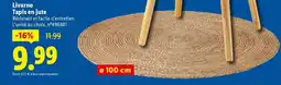 Lidl Livarno - tapis en jute offre