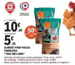 E.Leclerc Jardi Tous - aliment pour poules pondeuses offre