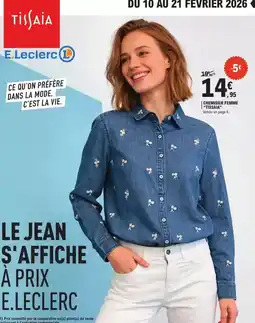 E.Leclerc E.leclerc - le jean s'affiche à prix e.leclerc offre