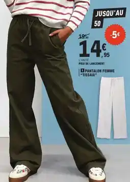 E.Leclerc Pantalon femme offre