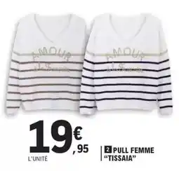 E.Leclerc Pull femme offre