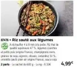 Thiriet Riz sauté aux légumes offre
