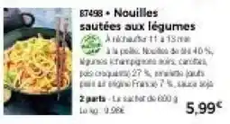 Thiriet Nouilles sautées aux légumes offre