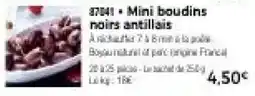Thiriet Mini boudins noirs antillais offre