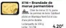 Thiriet Brandade de morue parmentière offre