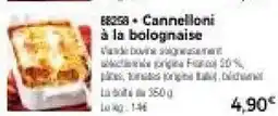 Thiriet Cannelloni à la bolognaise offre