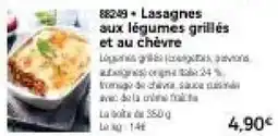 Thiriet Lasagnes aux légumes grillés et au chèvre offre