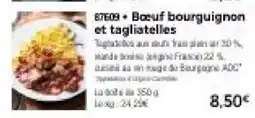 Thiriet Boeuf bourguignon et tagliatelles offre