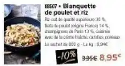 Thiriet Blanquette de poulet et riz offre