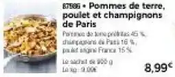 Thiriet Pommes de terre, poulet et champignons de paris offre