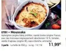 Thiriet Moussaka offre