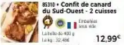 Thiriet Confit de canard du Sud-Ouest - 2 cuisses offre
