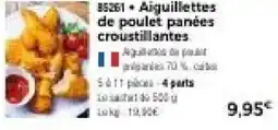 Thiriet Aiguillettes de poulet panées croustillantes offre