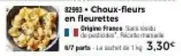 Thiriet Choux-fleurs en fleurettes offre