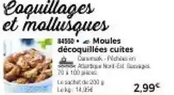 Thiriet Moules décoquillées cuites offre