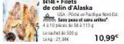 Thiriet Filets de colin d'Alaska offre