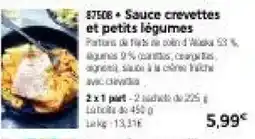 Thiriet Sauce crevettes et petits légumes offre