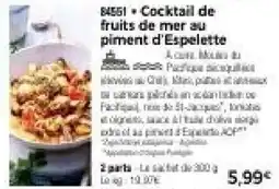 Thiriet Cocktail de fruits de mer au piment d'espelette offre