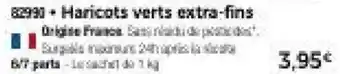 Thiriet Haricots verts extra-fins offre