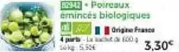 Thiriet Poireaux émincés biologiques offre