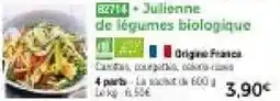Thiriet Julienne de légumes biologique offre