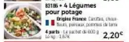 Thiriet 4 Légumes pour potage offre
