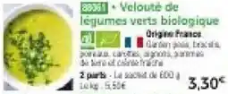 Thiriet Velouté de légumes verts biologique offre