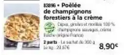Thiriet Poélée de champignons forestiers à la crème offre