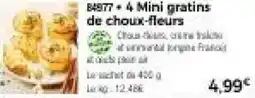 Thiriet 4 mini gratins de choux-fleurs offre