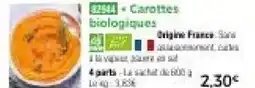 Thiriet Carottes biologiques offre