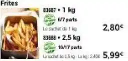 Thiriet Frites offre